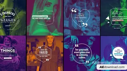 20 Qoutes Titles Instagram Pack 1 Titles template preview