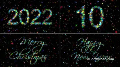 2026 New Year Countdown broadcast-packages template preview