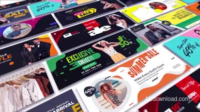 25 Facebook Cover Animated B138 Product Promo template preview