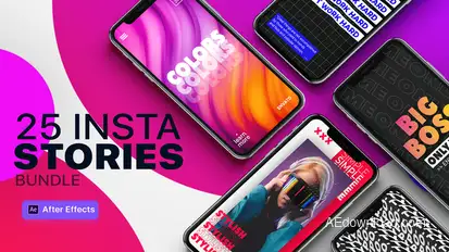 25 Instagram Stories Bundle broadcast-packages template preview