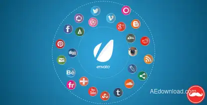 25 Social Networks Pack Openers template preview