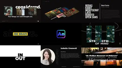 25Titles | After Effects Titles template preview