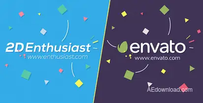 2D Enthusiast Logo Logo Stings template preview