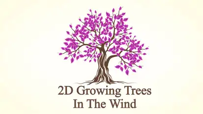 2D Growing Trees In The Wind Elements template preview