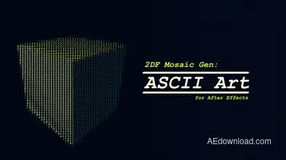 2DF Mosaic Gen - ASCII Art Elements template preview