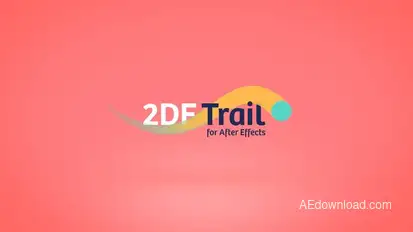 2DF Trail - Bicolor trail generator for After Effects Elements template preview