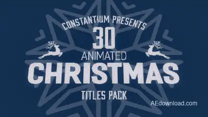 30 Christmas Titles Pack Titles template preview
