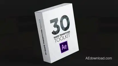 30 Shape Transitions Elements template preview