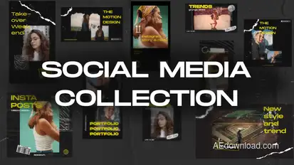 30in1 Social Media Collection Openers template preview