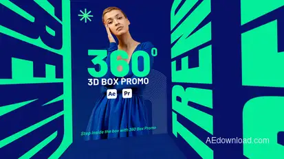 360 Box Promo Titles template preview