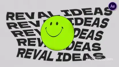 3D & Color Typo Reveal Openers template preview