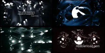 3D Abstract Titles and Quotes Titles template preview