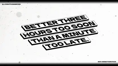 3D Box Animation | AE Titles template preview