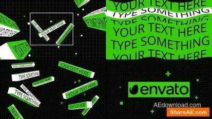 3d Box Logo Logo Stings template preview