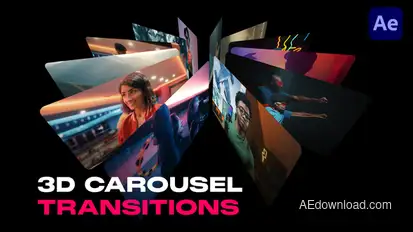 3D Carousel Transitions Elements template preview