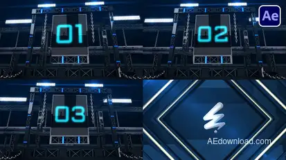 3D Count Down Opener Openers template preview