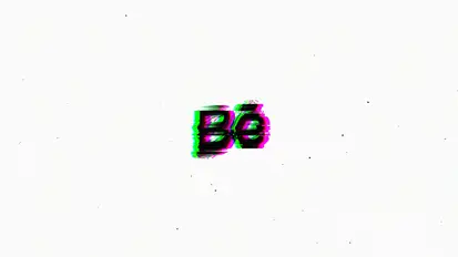 3D Glitch Logo Logo Stings template preview