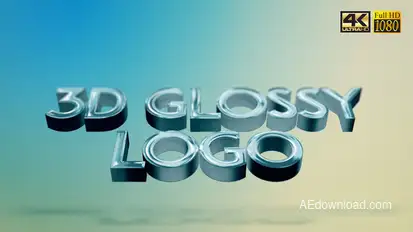 3D Glossy Logo Logo Stings template preview