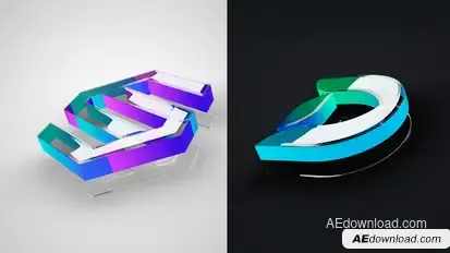 logo 3d animation Logo Stings template preview