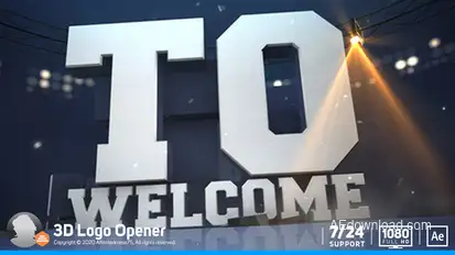 3D Logo Opener Openers template preview