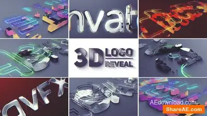 3D Logo Reveal Logo Stings template preview