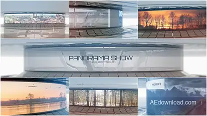 3D Panorama | Sci-Fi Video Displays Video Displays template preview
