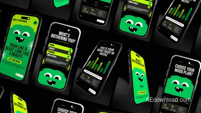 3D Phone Mockup Elements template preview