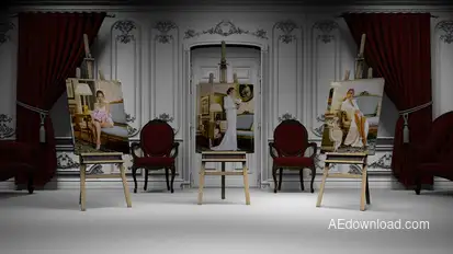 3D Photo Gallery Mockup Pack Video Displays template preview