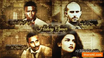 3D Photo History Opener Openers template preview