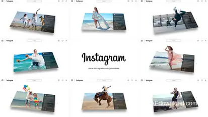 3D Photo Pop Out - Instagram Story Openers template preview