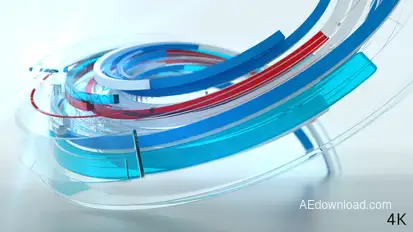 3d Ribbon Logo Reveal Logo Stings template preview