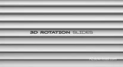 3D Rotation Slides Logo Stings template preview