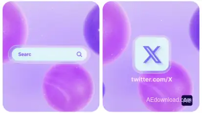 3D Search Logo Opener Logo Stings template preview