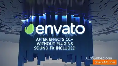 3D Shockwave Logo Openers template preview