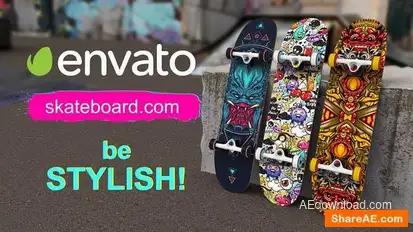 3D Skateboard | Workshop Openers template preview