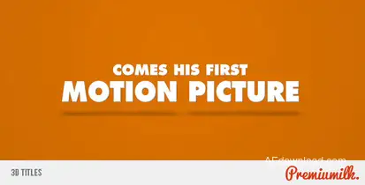 3D Titles Titles template preview