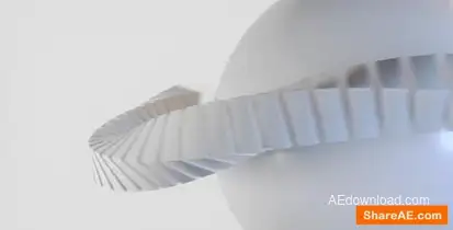 3d White Path Logo Reveal Openers template preview