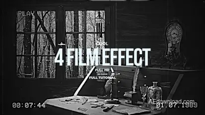 4 Film Effects Elements template preview