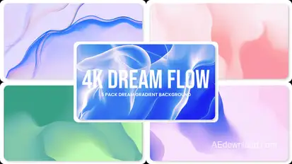 4K Dream Gradient Flow Elements template preview