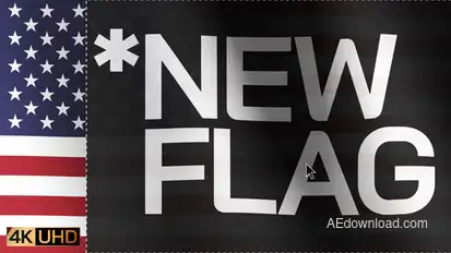 4K Flag Animation for After Effects Elements template preview