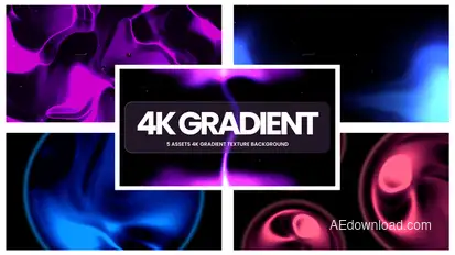4K Gradient Background Elements template preview