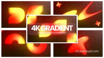 4K Gradient Shapes After Effect Elements template preview