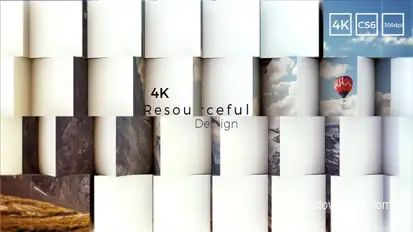 4K Slideshow Video Displays template preview