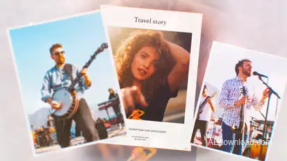 4K Travel Photo Frames Slideshow Video Displays template preview