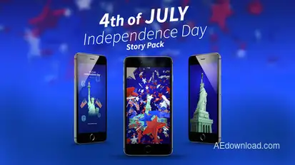 4th Of July Independence Day Titles template preview