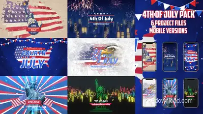 4th of July Pack Openers template preview