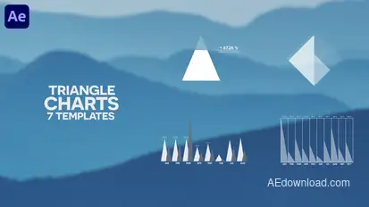 7 Triangle Charts | Infographics Pack Infographics template preview