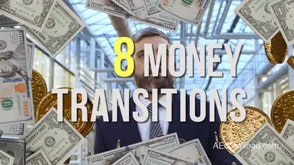 8 Money Transitions Elements template preview