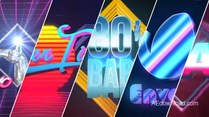 80's Baby | VHS Logo-Titles Opener Openers template preview