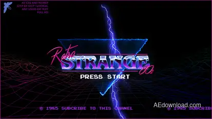 80s Retro Logo Logo Stings template preview